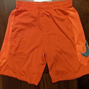Nike Orange Dri-fit Workout shorts Med.